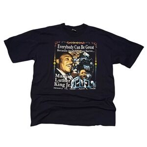 90's RARE Martin Luther King Jr Graphic T Shirt 3XL "Everybody Can Be Great"